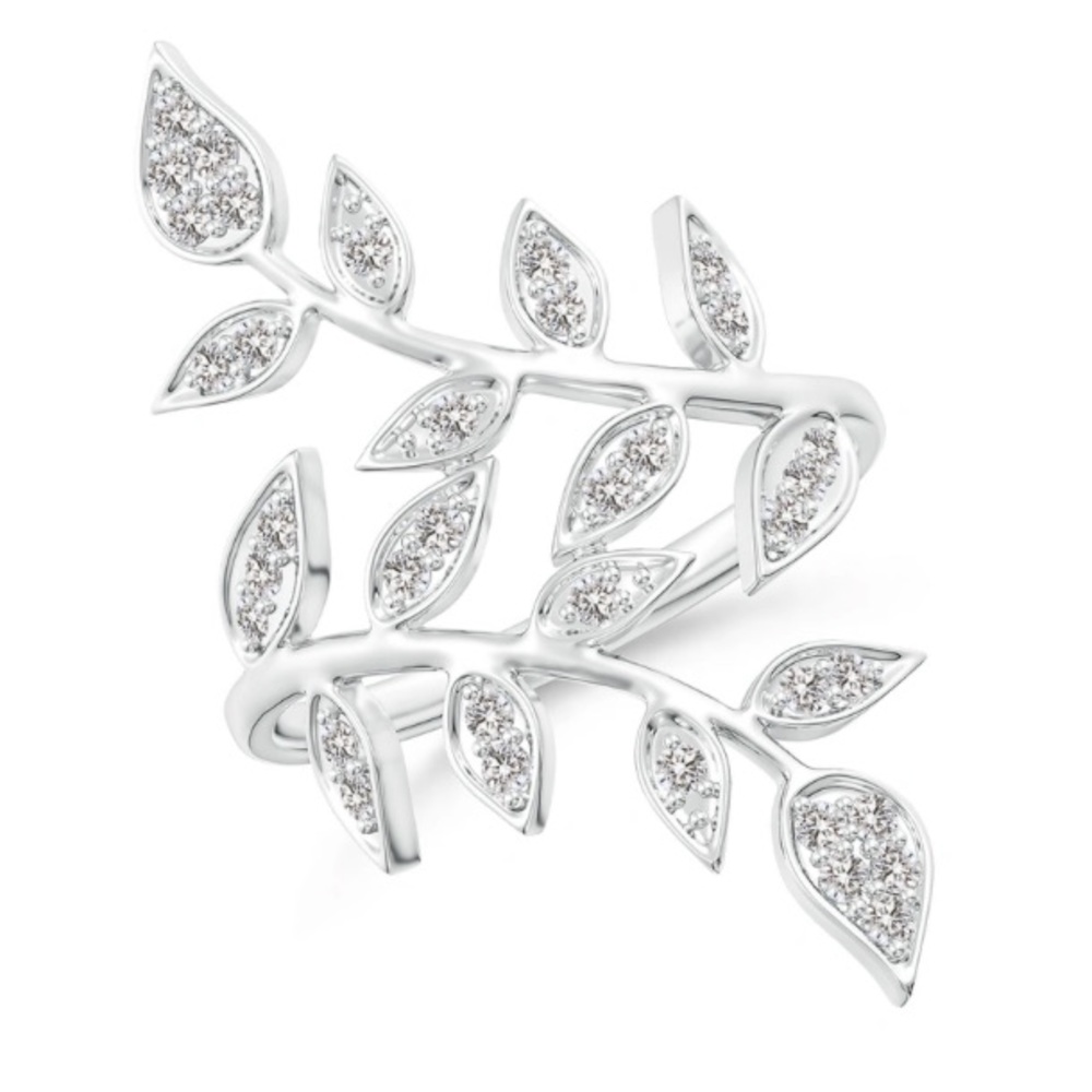 The “I can’t let go” ring - Sterling Silver & Diamond chip ring